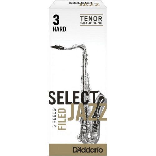 Caja 5 Cañas Saxo Tenor Select Jazz by D'Addario 3 Dura Filed
