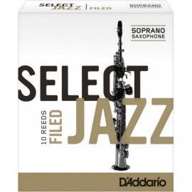 Caja 10 Cañas Saxo Soprano Select Jazz by D'Addario 2 Suave Filed