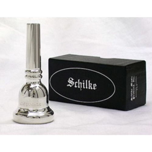 Boquilla Schilke Trombón Bajo Tubería Ancha 55-58 Plateada