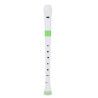 Flauta Nuvo Recorder Digitación Barroca N-310RDGRB Blanca/Verde
