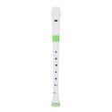 Flauta Nuvo Recorder Digitación Alemana N-310RDGRG Blanca/Verde