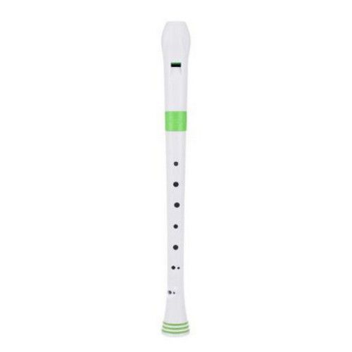 Flauta Nuvo Recorder Digitación Alemana N-310RDGRG Blanca/Verde