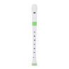 Flauta Nuvo Recorder Digitación Alemana N-310RDGRG Blanca/Verde