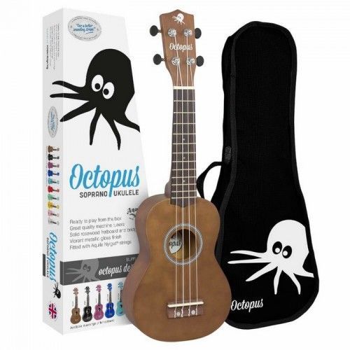 Ukelele Soprano Octopus UK-205BRS Marrón