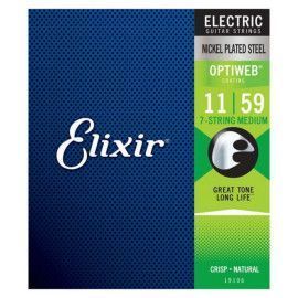Juego 7 Cuerdas Eléctrica Elixir Optiweb 19106 (011-059)