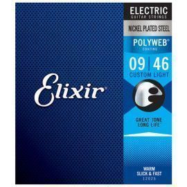 Juego Cuerdas Guitarra Eléctrica Elixir Polyweb 12025 (009-046)