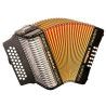 Acordeón Hohner A-56211-GCF Corona II Lacado Negro