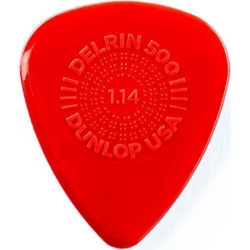 Bolsa 12 Púas Dunlop 450P-114 Prime Grip Delrin 500 1.14mm