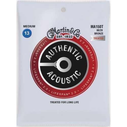 Juego Cuerdas Guitarra Acústica Martin MA-150T Lifespan 80/20 013-056
