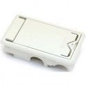 Caja pila para pedales Dunlop Crybaby ECB-244WH Blanca