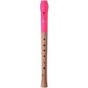 Flauta Dulce Soprano Digitación Alemana Smart WRS-4338G-PK Mixta Rosa