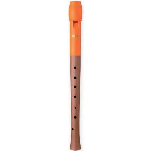 Flauta Dulce Soprano Digitación Alemana Smart WRS-4338G-OG Mixta Naran