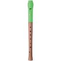 Flauta Dulce Soprano Digitación Alemana Smart WRS-4338G-GR Mixta Verde
