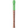 Flauta Dulce Soprano Digitación Alemana Smart WRS-4338G-GR Mixta Verde