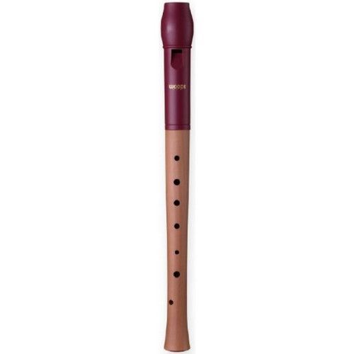 Flauta Dulce soprano Digitación Alemana Smart WRS-4338G-PU Mixta Púrpu