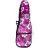 Funda Ukelele Soprano Woodi WUC-21-NW01 Floral Rosa