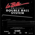 Juego La Bella Bajo Double Ball Bass Standard S100S (045-105)
