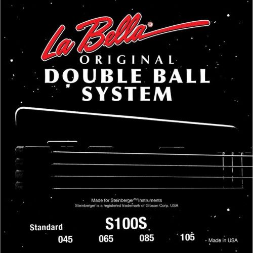 Juego La Bella Bajo Double Ball Bass Standard S100S (045-105)