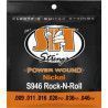 Juego Cuerdas Guitarra Eléctrica SIT Powerwound S946 009-046