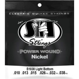 Juego Cuerdas Guitarra Eléctrica SIT Powerwound S1038 010-038