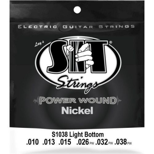 Juego Cuerdas Guitarra Eléctrica SIT Powerwound S1038 010-038