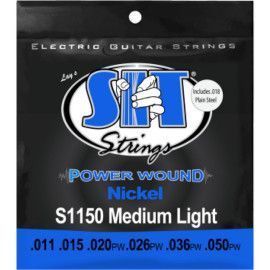 Juego Cuerdas Guitarra Eléctrica SIT Powerwound S1150 011-050