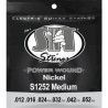Juego Cuerdas Guitarra Eléctrica SIT Powerwound S1252 012-052