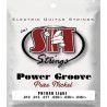 Juego Cuerdas Guitarra Eléctrica SIT Power Groove PN1046 010-046