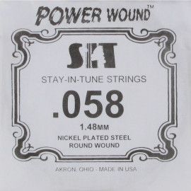 Cuerda Guitarra Eléctrica SIT .058PW
