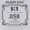 Cuerda Guitarra Eléctrica SIT .058PW
