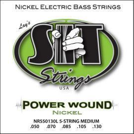 Juego 5 Cuerdas Bajo SIT Powerwound NR550130L 050-130