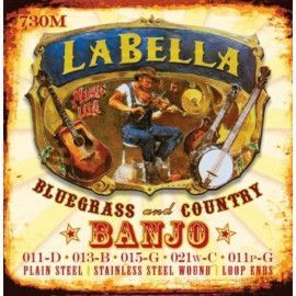Juego Banjo 5 Cuerdas La Bella 730-M