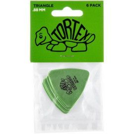 Bolsa 6 Púas Dunlop 431P-088 Tortex Triangle 0.88mm Pickers