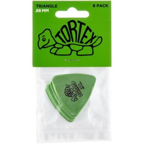 Bolsa 6 Púas Dunlop 431P-088 Tortex Triangle 0.88mm Pickers