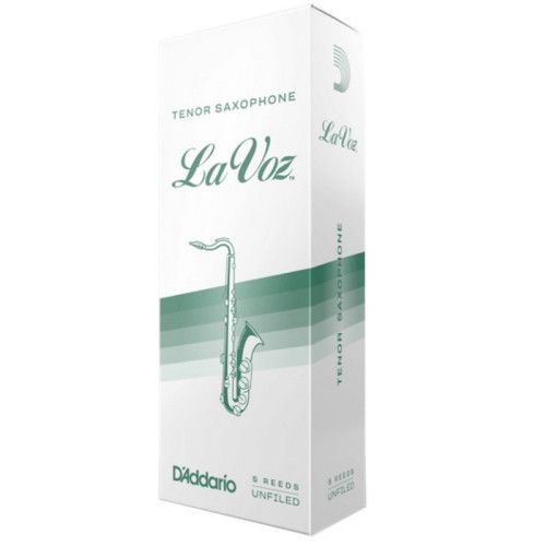 Caja 5 Cañas Saxo Tenor La Voz by D'Addario Blanda