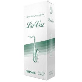 Caja 5 Cañas Saxo Tenor La Voz by D'Addario Med/Dura