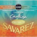 Juego Savarez New Cristal Cantiga Premium Roja/Azul Clasica 510-MRJP