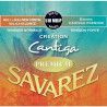 Juego Savarez New Cristal Cantiga Premium Roja/Azul Clasica 510-MRJP
