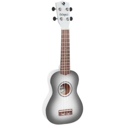 Ukelele Soprano Octopus UK-205 WHB Blanco Burst