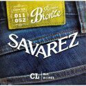 Juego Cuerdas Guitarra Acústica Savarez A130CL Bronze 011-052
