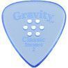 Púa Gravity Classic Standard 2.0mm Pulida Multi-Hole Azul GCLS2PM