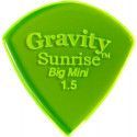 Púa Gravity Sunrise Big Mini 1.5mm Pulida Verde GSUB15P