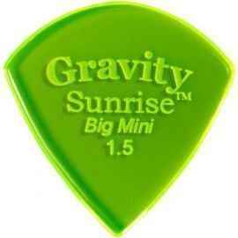 Púa Gravity Sunrise Big Mini 1.5mm Pulida Verde GSUB15P