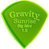 Púa Gravity Sunrise Big Mini 1.5mm Pulida Verde GSUB15P