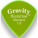 Púa Gravity Sunrise Standard 1.5mm Pulida Verde GSUS15P