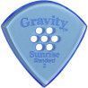 Púa Gravity Sunrise Standard 2.0mm Pulida Multi-Hole Azul GSUS2PM