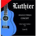 Juego Cuerdas Luthier Ukelele Concert G Low LU-UCOL