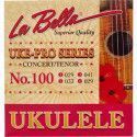 Juego La Bella Ukelele Concert/Tenor 100