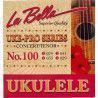 Juego La Bella Ukelele Concert/Tenor 100