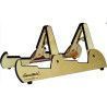 Soporte Doble para Guitarra Cooperstand Pro-TB Tandem Abedul